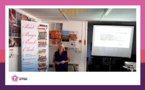 Joanna Verran and her Bad Bugs Bookclub meetings