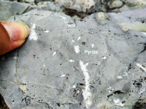 The structure of pyrite