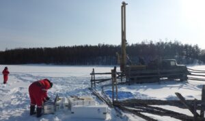 Sampling of microbes in the Sibirian permafrost