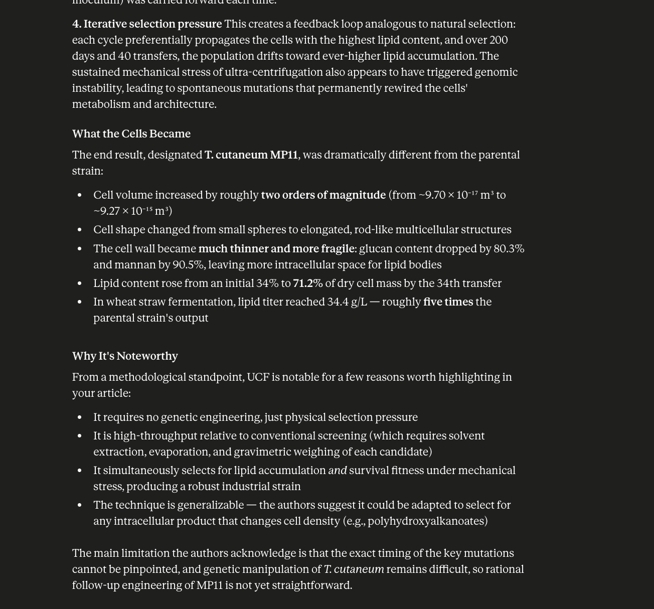 Continuation of Claude’s explanation, covering methodology and significance.